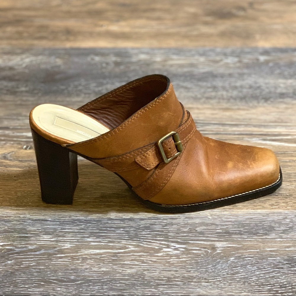 Michael Kors Leather Clogs